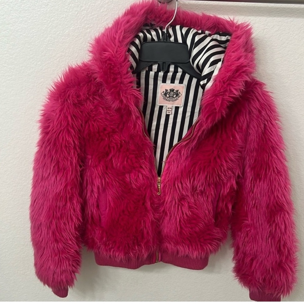 Juicy couture Faux Fut hooded Jacket